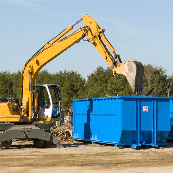 can i choose the location where the residential dumpster will be placed in Nallen West Virginia